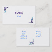 デザイナープロフィールカード 名刺 (正面/裏面)