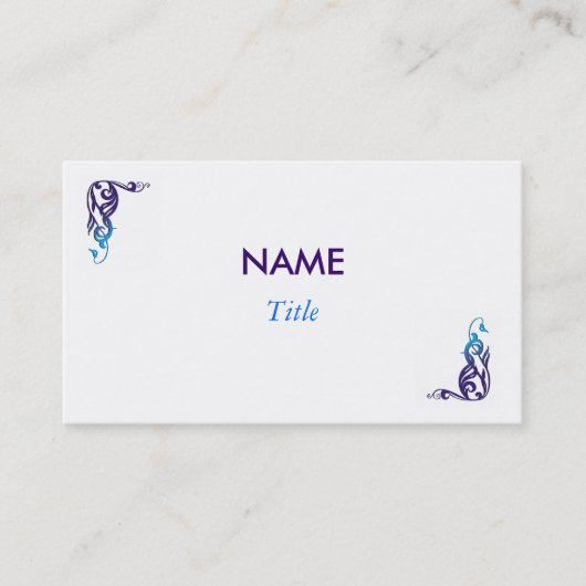 デザイナープロフィールカード 名刺 (正面)