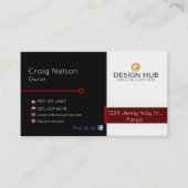 デザイナープロフェッショナル名刺 名刺 (正面)