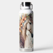 デザイナーホース付きウォーターボトル ウォーターボトル (背面)