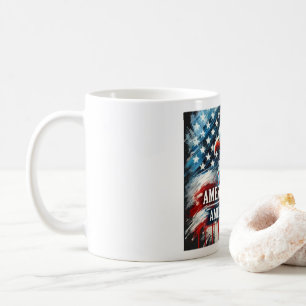 デザイナーマグ「アメリカン・メイド。アメリカプライド» コーヒーマグカップ