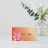 デザイナーレディースプロファイルおよび/または名刺 名刺 (スタンド正面)