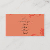 デザイナーレディースプロファイルおよび/または名刺 名刺 (裏面)