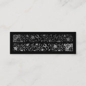 デザイナー一流のプロフィールカード スキニー名刺 (裏面)