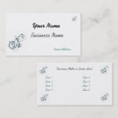 デザイナー名刺のテンプレート 名刺 (正面/裏面)