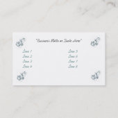 デザイナー名刺のテンプレート 名刺 (裏面)