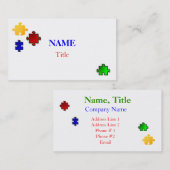 デザイナー名刺のテンプレート 名刺 (正面/裏面)