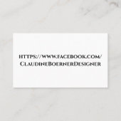 デザイナー名刺 名刺 (裏面)