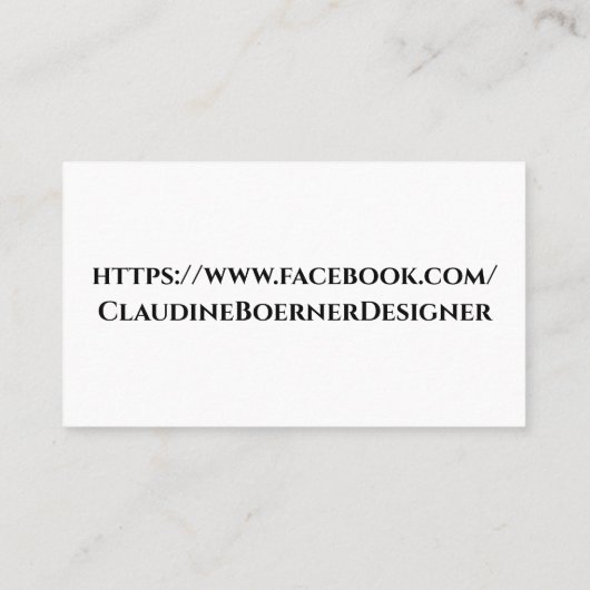 デザイナー名刺 名刺 (裏面)