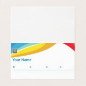 デザイナー折り畳みカード 名刺 (内部フラット)