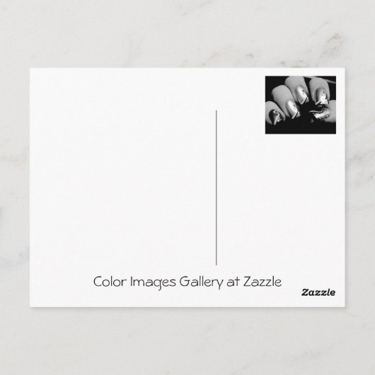 デザイナー指の爪 ポストカード (裏面)