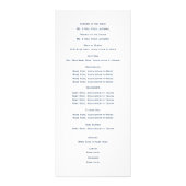 デザイナー文字ネイビーブルー ラックカード (裏面)