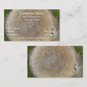 デザイナー景色の芝生の庭の名刺 名刺 (正面/裏面)