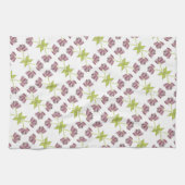 デザイナー梅フローラライム付きタオル キッチンタオル (横)