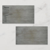 デザイナー灰色の納屋の木製の穀物の名刺 名刺 (正面/裏面)