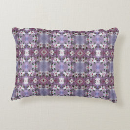 デザイナー用白枕フローラデザイン アクセントクッション