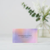 デザイナー虹の名刺 名刺 (スタンド正面)