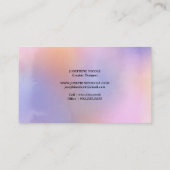 デザイナー虹の名刺 名刺 (裏面)