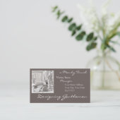 デザイナー装飾者のためのビクトリアンなインテリア 名刺 (スタンド正面)