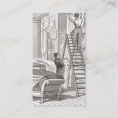 デザイナー装飾者のためのビクトリアンなインテリア 名刺 (裏面)