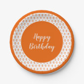 デザイナー誕生日 ペーパープレート (正面)