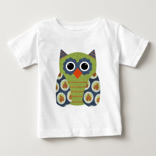 デザイナーOwl Levi ベビーTシャツ (正面)
