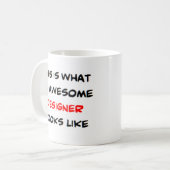 デザイナ素晴らし、 コーヒーマグカップ (正面左)