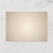 デザイナ結婚式招待状挿入カード エンクロージャーカード (裏面)