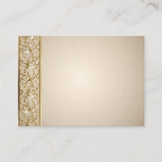 デザイナ結婚式招待状挿入カード エンクロージャーカード (正面)