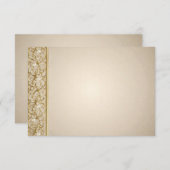 デザイナ結婚式招待状挿入カード 招待状 (正面/裏面)
