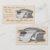 デザイビクトリアンナーデコレータのインテリア 名刺 (正面/裏面)