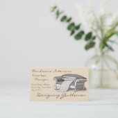 デザイビクトリアンナーデコレータのインテリア 名刺 (スタンド正面)