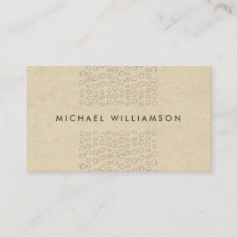 デザイミニマルナモダン・スクライブル・サークルII 名刺