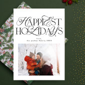 デザイモダンナースクリプト写真コラージュの最上の幸福 シーズンカード