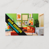 デザイモダンナー（ステージングホームリビングQR）デコレータ 名刺 (正面)