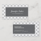 デザイモダンナー/ブティック/サロン用グラマパターン 名刺 (正面/裏面)