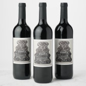 デザイユニークナーワインボトル ワインラベル (ボトル)
