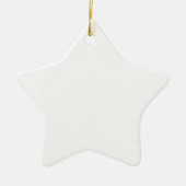 デザインあなたのセラミックスターオーナメント – 完璧な贈り物 セラミックオーナメント (正面)