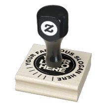 デザインあなたのビジネスモダンロゴゴムのスタンプ