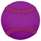 デザインあなたの夢 – クリエイティブエクスプレッションパープル ソフトボール (裏面)