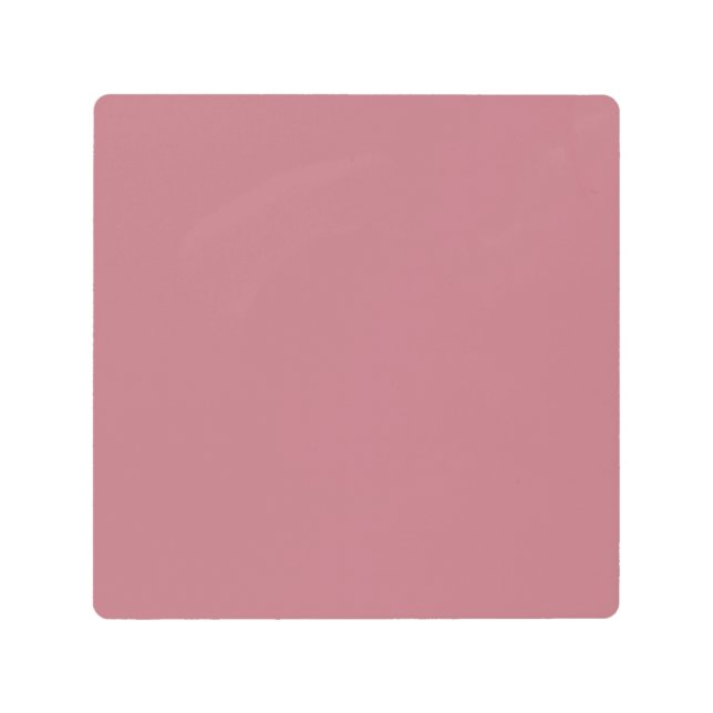 デザインあなたの夢 – 8"x8"バラ金ゴールド メタルプリント (正面)