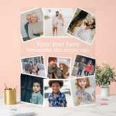 デザインあなたカスタム自身のパーソナライズされた写真9 アクリルサイン (ウェディング)