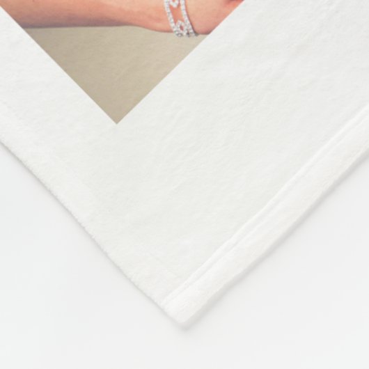 デザインあなたカスタム自身のパーソナライズされた31写真 フリースブランケット (角)