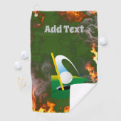 デザインあなたユニーク自身のゴルフタオルすべてのラウンド ゴルフタオル (インサイチュ)