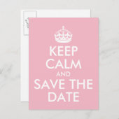 デザインあなた保の穏やかさと日付の保存 案内ポストカード (正面/裏面)