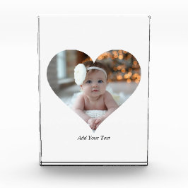 デザインあなた独身の自身のハート形の写真 フォトブロック