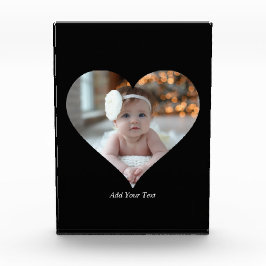 デザインあなた独身の自身のハート形の写真 フォトブロック