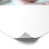 デザインあなた独身の自身のハート形の写真 ポスター (角)