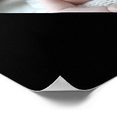 デザインあなた独身の自身のハート形の写真 ポスター (角)