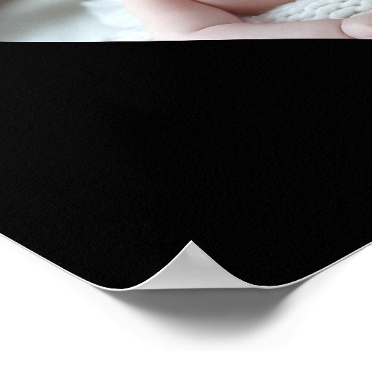 デザインあなた独身の自身のハート形の写真 ポスター (角)